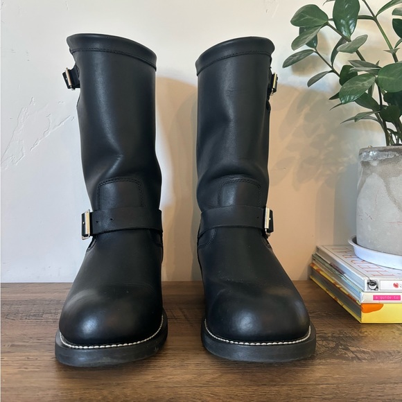 ENGINEER MOTORCYCLE BOOTS - ROUND TOE - Cody James - Full Grain Leather - 8.5 M - Picture 2 of 8